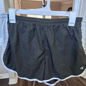 Champion Black and White Athletic Shorts